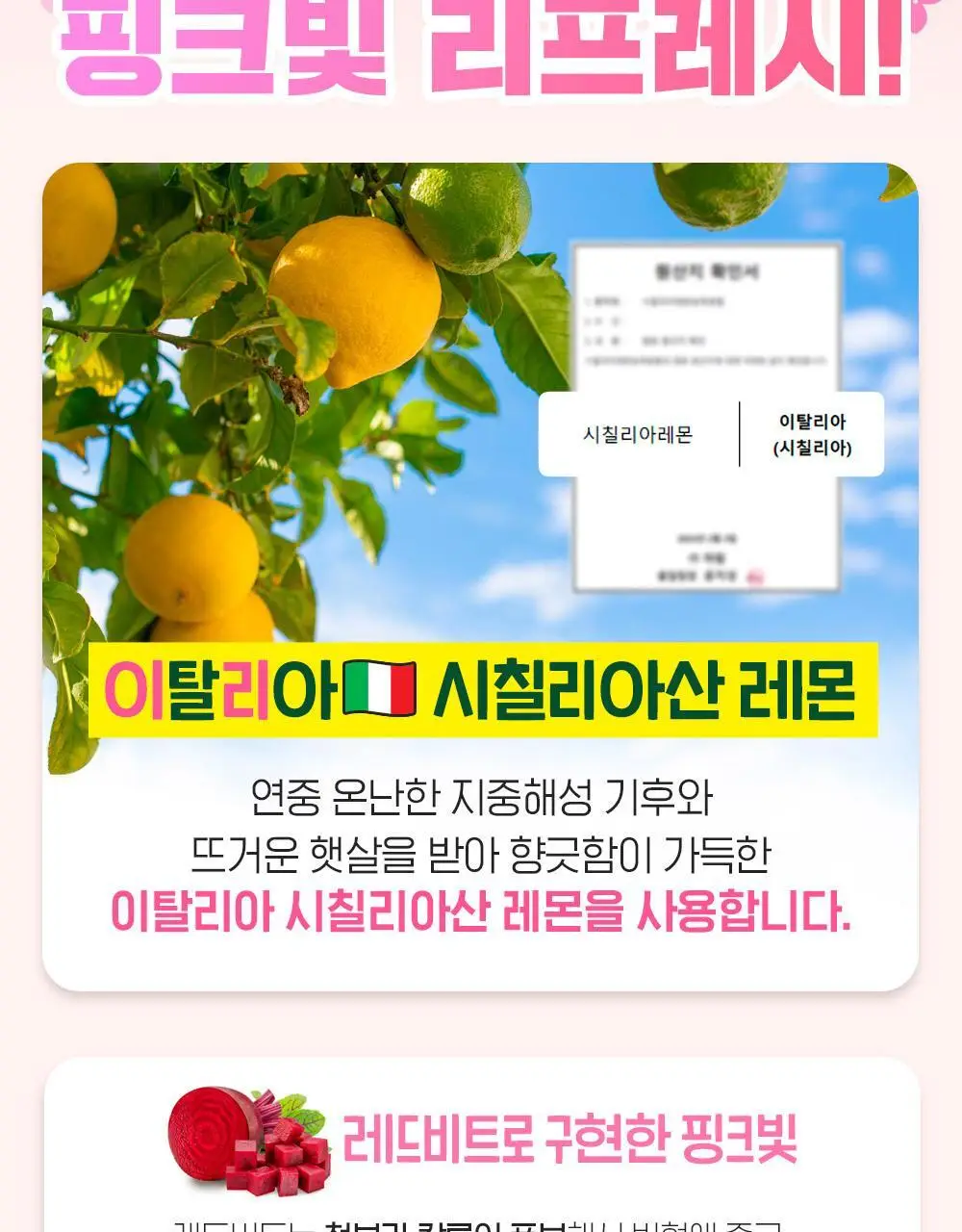 [한정기획] 티젠 콤부차 시칠리아 핑크레몬 10T, 30T 상세페이지 31